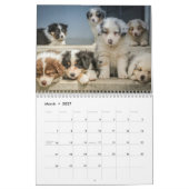 自分のかわいい子犬のペット写真を作成 カレンダー (3月 2027)