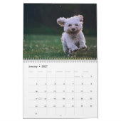 自分のかわいい子犬のペット写真を作成 カレンダー (1月 2027)