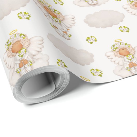 自分のかわいい小さな天使を作る ラッピングペーパー (ロールコーナー)