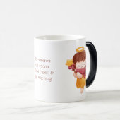 自分のかわいい星空の天使を作る モーフィングマグカップ (正面右)