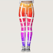 自分のかわいい素敵なカラフルを作る レギンス (正面)