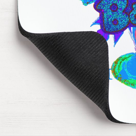 自分のかわいい素敵なグリッターベビーを作成 マウスパッド (コーナー)