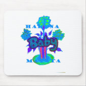 自分のかわいい素敵なグリッターベビーを作成 マウスパッド (正面)