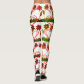 自分のかわいい素敵なフローラ服を作る レギンス (裏面)