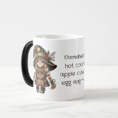 自分のかわいい魔法のクリスマス格言を作る モーフィングマグカップ (正面左)