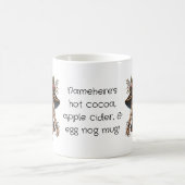 自分のかわいい魔法のクリスマス格言を作る モーフィングマグカップ (中央)