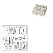 自分のことわざとメッセージ:ありがとうございました ラバースタンプ (押印)