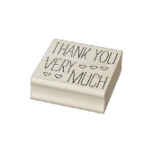 自分のことわざとメッセージ:ありがとうございました ラバースタンプ (スタンプ)