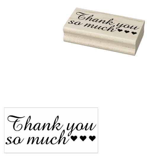 自分のことわざとメッセージ:本当にありがとう ラバースタンプ (押印)