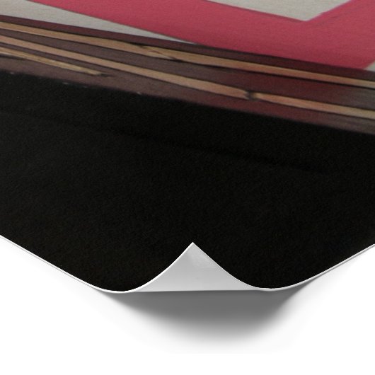 自分のすることを愛し、好きなことをするサイン ポスター (角)