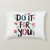 自分のためにやれ アクセントクッション (裏面)