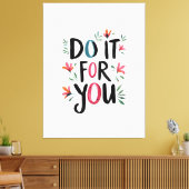 自分のためにやれ キャンバスプリント (インサイチュ (リビング))