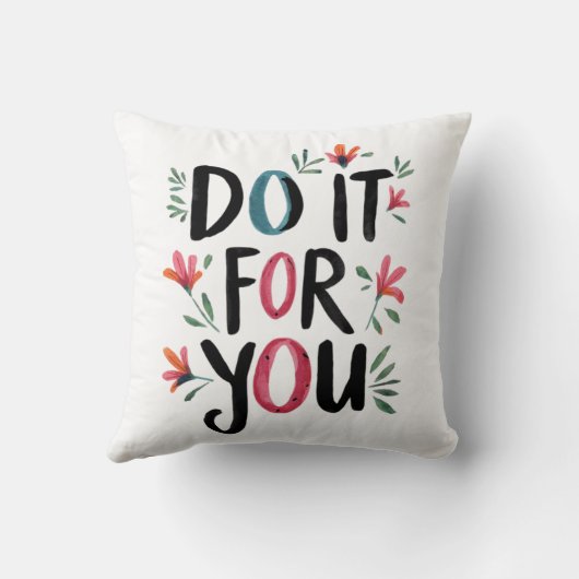 自分のためにやれ クッション (裏面)