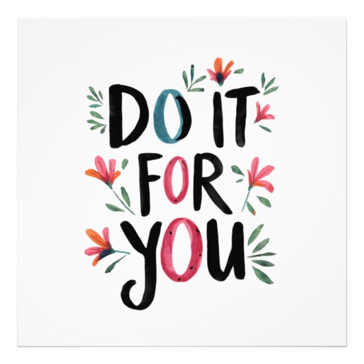 自分のためにやれ フォトプリント            (正面)