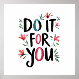 自分のためにやれ ポスター