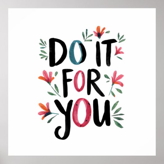 自分のためにやれ ポスター (正面)