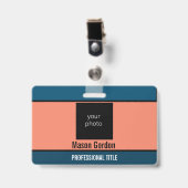 自分のためにスタイリッシュ作成 バッジ (正面 （クリップ付）)