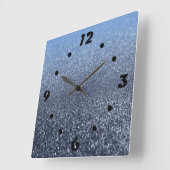 自分のために作エレガント成,光沢 スクエア壁時計 (傾斜)