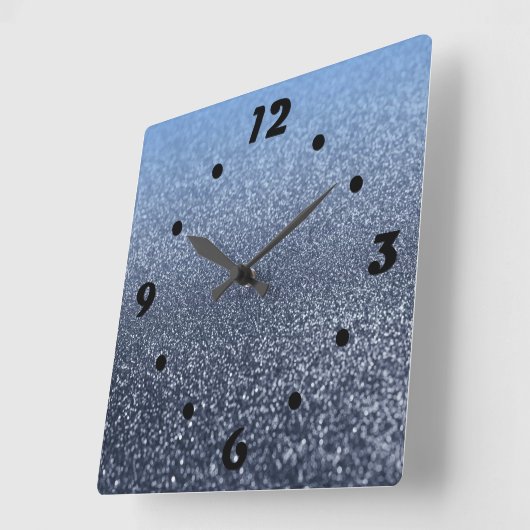 自分のために作エレガント成,光沢 スクエア壁時計 (傾斜)