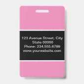 自分のために作成，バスタイリッシュッジ バッジ (Back)