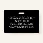 自分のために作成,バスタイリッシュッジ バッジ (裏面)