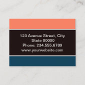 自分のために作成，バスタイリッシュッジ 名刺 (裏面)