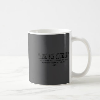 自分のために考えよう モチベーション 引用 コーヒーマグカップ