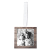 自分のの木カスタム科の写真を作成する キューブオーナメント (正面)