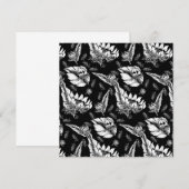 自分のひまわりの色を付ける ノートカード (正面/裏面)