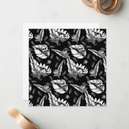 自分のひまわりの色を付ける ノートカード