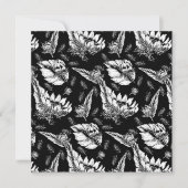 自分のひまわりの色を付ける ノートカード (正面)