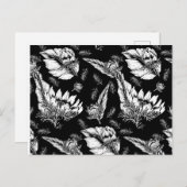 自分のひまわりの色を付ける ポストカード (正面/裏面)