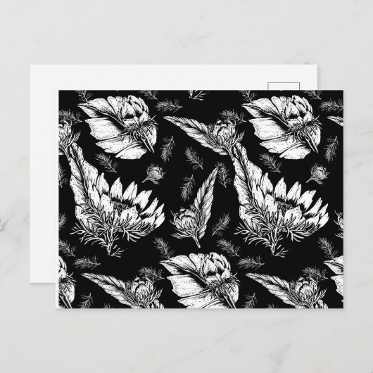 自分のひまわりの色を付ける ポストカード (正面/裏面)