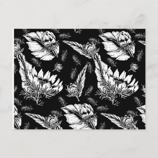 自分のひまわりの色を付ける ポストカード (正面)