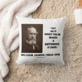 自分のもし行動が違いを生み出すように行動する クッション (ブランケット)