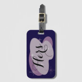 自分のものまたは自分のものにする ラゲッジタグ (正面縦)