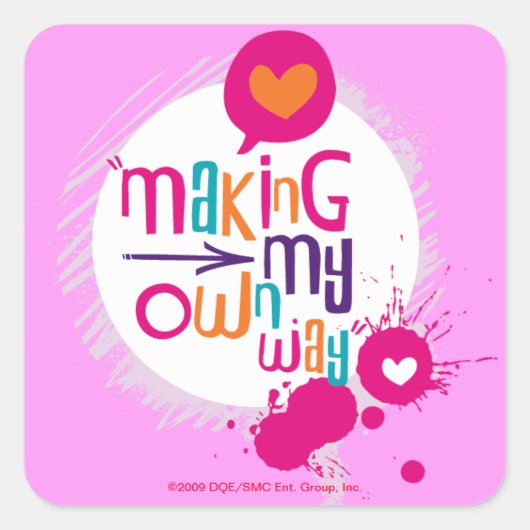 自分のやり方で スクエアシール (正面)