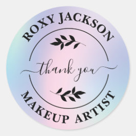 自分のを作カスタムるメイクアップアーティストに感謝 ラウンドシール