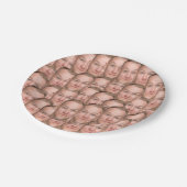 自分のを作カスタム成おもしろいSelfie顔写真 ペーパープレート (アングル)