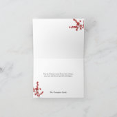 自分のを作カスタム成する6フォトクリスマスコラージュ カード (内部)