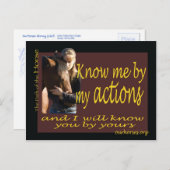 自分のアクションのはがきで知る ポストカード (正面/裏面)