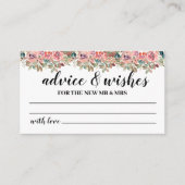 自分のアドバイス結婚とウィッシュカードを作成する アドバイスカード (正面)