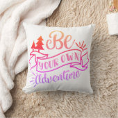 自分のアドベンチャーカラフルデザイン クッション (ブランケット)