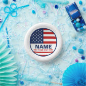 自分のアメリカ国旗の選挙を作る ペーパーボウル (パーティー)