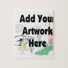 自分のアートワークまたはキッズアートワークをギフト用に追加 ジグソーパズル