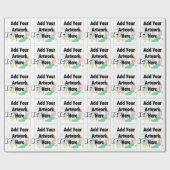 自分のアートワークまたはキッズアートワークをギフト用に追加 ラッピングペーパー (フラット)