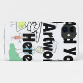 自分のアートワークまたはキッズアートワークをギフト用に追加 Case-Mate iPhoneケース (裏面(横))