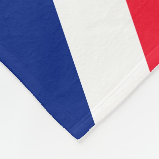 自分のイギリスパーソナライズされた国旗を作成 フリースブランケット (角)