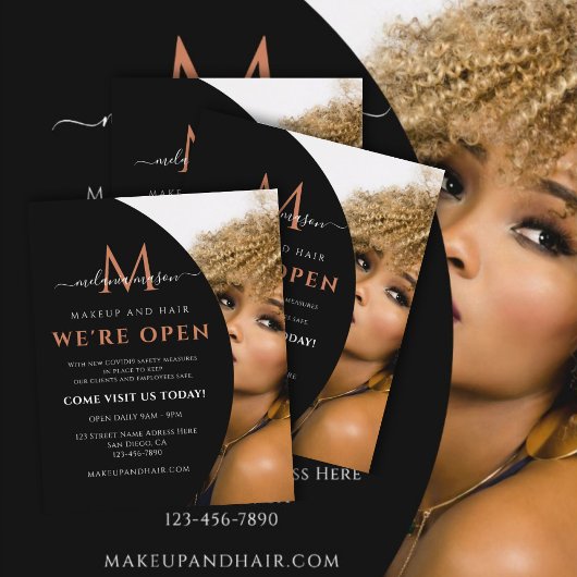 自分のイメージを黒にエレガント追加モダンする チラシ