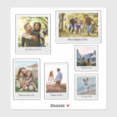 自分のインスタントフィルムフォトを作成 シール (シート)